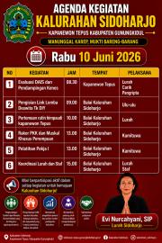 JADWAL KEGIATAN 10 JUNI 2026